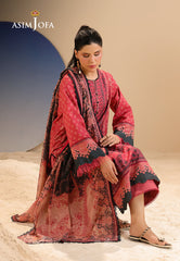 Rhapsody By Asim Jofa Unstitched 3 Piece Summer Suit Ajubu-34