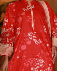 Chameli Studio-Blossomscape Lawn Digital Print 3 Piece Unstitched Suit-WRTS-0011