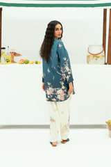 Raha By Amal Stitched Co Ords Cambric Vol-01 Collection'2025-Camellia