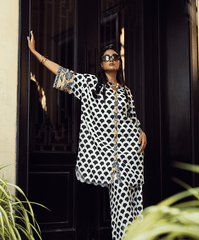 Sugar N Spice By Kaanthaa Stitched 2 Piece Summer Suit-Saffron Sunset Stitched (2-Piece)