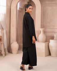 Ayla Studio Stitched SOLID ESSENTIAL CO-ORD - Night Sky