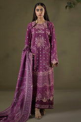 Zellbury Unstitched 3 Piece Winter Shawl Suit-WUW-30236
