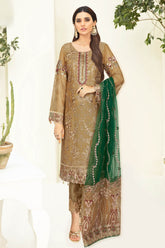 Nayab by Ramsha Unstitched 3 Piece Weightless Chiffon Vol-03 Suit-N-302