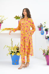 Dhaga Stitched 2 Piece Lawn Collection'2025-Matching separate 005