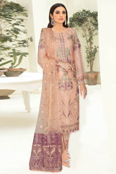 Nayab by Ramsha Unstitched 3 Piece Weightless Chiffon Vol-03 Suit-N-304