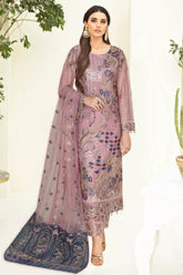 Nayab by Ramsha Unstitched 3 Piece Weightless Chiffon Vol-03 Suit-N-309