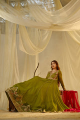 Gulab By Haniumaimaz Stitched 2 Piece Formals Suit-NASHMIYA
