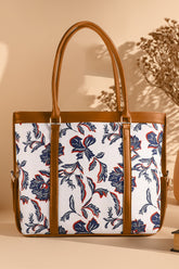 Fineur Strap Canvas Tote Fineur Ocean Leaf