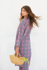 Dhaga Stitched 2 Piece Lawn Suit-Matching separate 0030