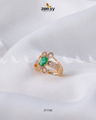 Starlit Ring Green - Zeesy Jewellery