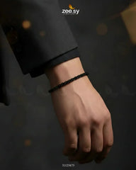 Midnight Bold Braided Bracelet for Men