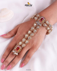 Exuberant Anja Bracelet Golden Multi - Zeesy Jewellery