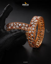 Saffron Bangles Fuchsia 2*4 - Zeesy Jewellery