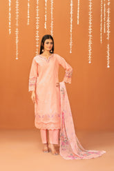 Chaashni By Tawakkal Stitched 3 Piece Eid Fancy Emb Lawn Vol-02 Suit-D-3139