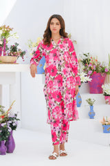 Dhaga Stitched 2 Piece Lawn Suit-Matching separate 0031