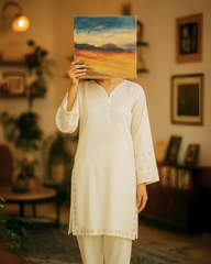 Noor E Rang by Ayla Studio Stitched 2 Piece Summer Collection'2025-Chandni