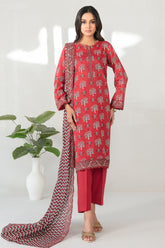 Mehza By Tawakkal Stitched 3 Piece Rotary Lawn Vol-02 Suit-D-3234
