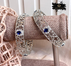Made For Her-Serene Spark Zircon Bangles - Size 2.6 - KFS1005