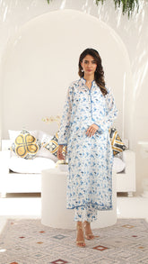 Summer Vibes Basics By Najia Zia Stitched 2 Piece Printed Lawn Collection-PANSY