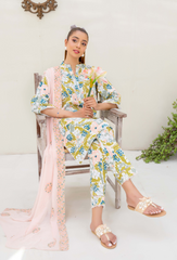Ziva By Humdum Stitched 3 Piece Printed Lawn Collection'2025-D09
