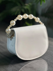 Fineur - Handbag Midnight Pearl Charm - White