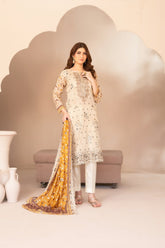 Ohana By Tawakkal Unstitched 3 Piece Emb Lawn Suit-D-3368