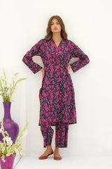 Dhaga Stitched 2 Piece Lawn Suit-Matching separate 0033