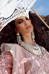 Gulmina Unstitched 3 Piece Luxury Lawn Vol-02 Suit-Rosé Dusk