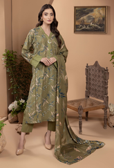 Zara By Humdum Unstitched 3 Piece Winter Collection'2024-D-10