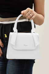 Fineur - Handbag Fineur Mini Prism - White