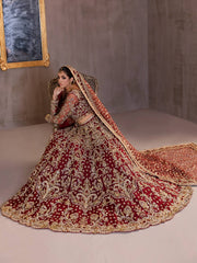 Charmaine By Gulaal Unstitched 3 Piece Bridal Collection'2022Aleesia B-20