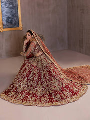 Charmaine By Gulaal Unstitched 3 Piece Bridal SuitAleesia B-20