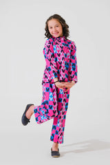 Dhaga Stitched 2 Piece Premium Cambric Kids Suit-Carolina