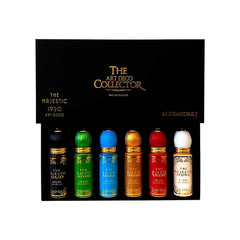 Alexandre J The Majestic Artdeco Majestic Oud + Vetiver + Vanilla + Amber + Jardin + Musk (6 X 8Ml) Giftset