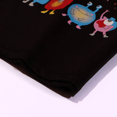 Kjunction Boys Half Sleeves-Printed T-Shirt (Colour-Ful)