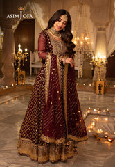 Asim Jofa Shehnai Festive Ajsh-04 Embroidered Chiffon 3 Pcs