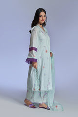 The Affordables By Mariam Malik Unstitched 3 Piece Digital Printed Lawn Collection'2025-Icy Mint