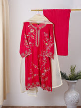 Samawi Stitched Kurta Collection'2025-Fuchsia Kurta