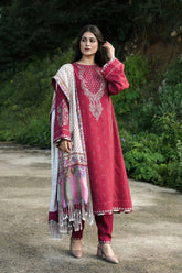 Coco by Zara Shahjahan Unstitched 3 Piece Winter Suit-ZW22-3B