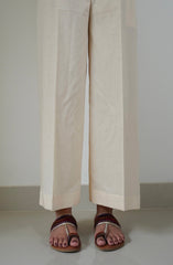 Deck Up Plain Trousers - Beige