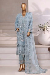 Mahpara by Sada Bahar Stitched 3 Piece Festive Formals Vol-18 Suit-3D-6-Azure
