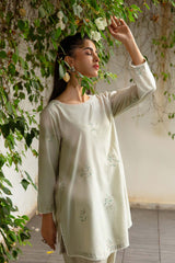 Tng By MD Stitched Bahar Collection-Pearl (Whitish Grey)