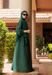 Abaya.Pk Moonlight Green Abaya