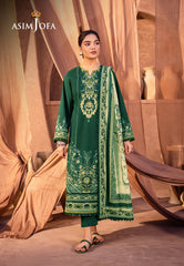 Asim Jofa Prints Collection Ajub-13 Printed Lawn 3 Pcs