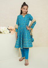 Modest Stitched 3 Piece Toddlers Formals Suit-Asmani
