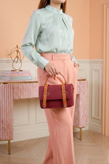 Fineur Handbag Melora - Burgundy