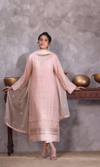 Shamooz Stitched 3 Piece Formals Suit-I-CH-0025-Daisy