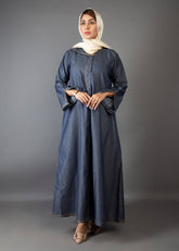 Abaya.Pk Denim Elegance Abaya
