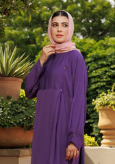 Hijabi.Pk Royal Purple Abaya