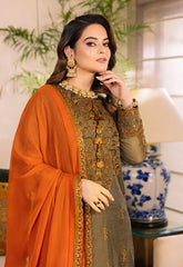Asim Jofa Mahru, Noorie & Meerub Ajsm-33 Embroidered Paper Cotton 3 Pcs